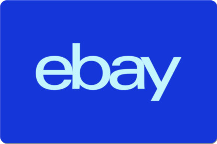 Ebay Digital Gift Card - Electric Blue, One Card So Many Options  - Emailed