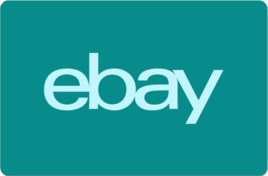 Ebay Digital Gift Card - Teal, One Card So Many Options  - Email Delivery