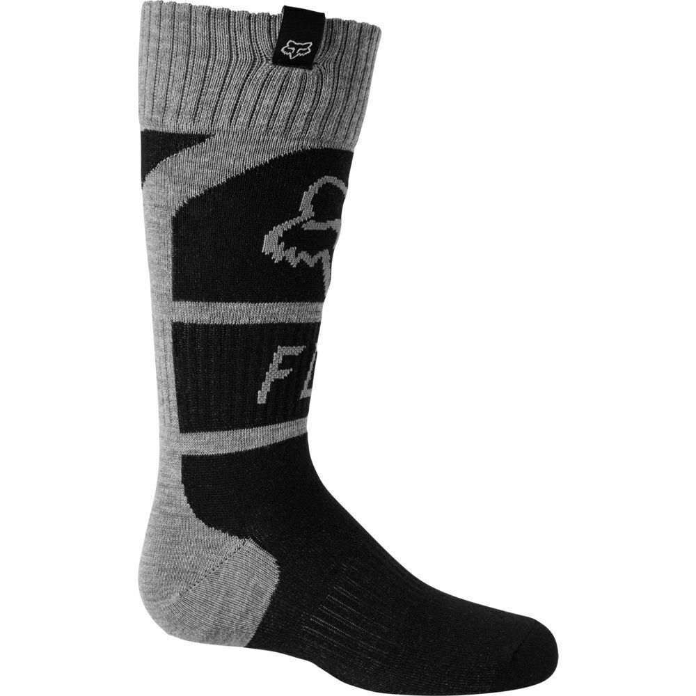 Fox Racing Youth Lux Socks - Gray/black